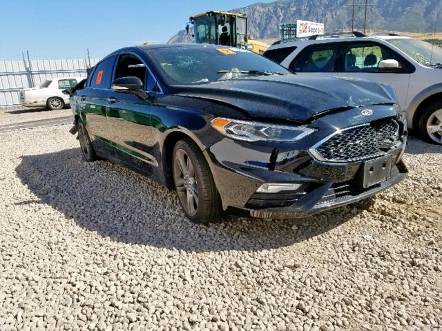 3FA6P0VP2HR222004 - 2017 FORD FUSION SPO BLACK photo 1