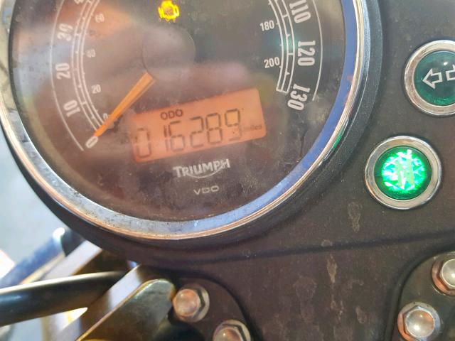 SMT900K16FT665345 - 2015 TRIUMPH MOTORCYCLE BONNEVILLE BLACK photo 8