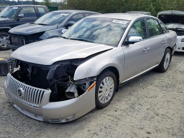 1MEHM40W38G616022 - 2008 MERCURY SABLE LUXU SILVER photo 2