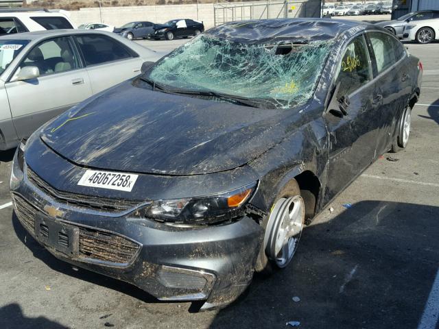 1G1ZB5STXHF107810 - 2017 CHEVROLET MALIBU LS Boz foto 2