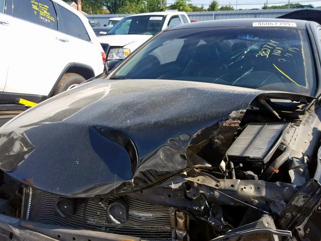 1HGCS22888A013270 - 2008 HONDA ACCORD EXL BLACK photo 7