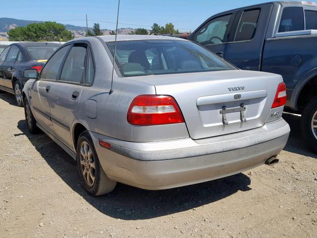 YV1VS29571F627328 - 2001 VOLVO S40 1.9T SILVER photo 3