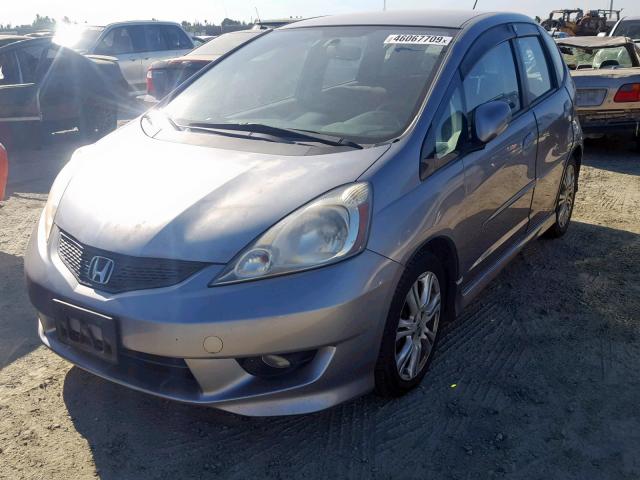 JHMGE88409S059118 - 2009 HONDA FIT SPORT GRAY photo 2