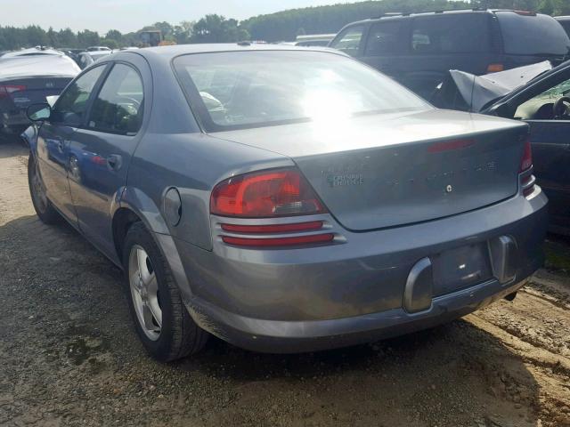 1B3EL46R66N194993 - 2006 DODGE STRATUS SX GRAY photo 3