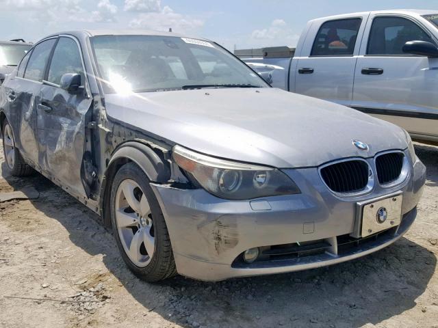 WBANE53586CK80041 - 2006 BMW 525 I SILVER photo 1