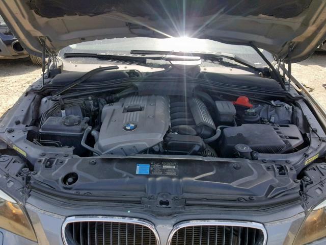 WBANE53586CK80041 - 2006 BMW 525 I SILVER photo 7