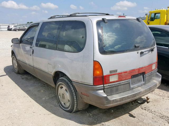 4M2DV11W7SDJ84290 - 1995 MERCURY VILLAGER SILVER photo 3