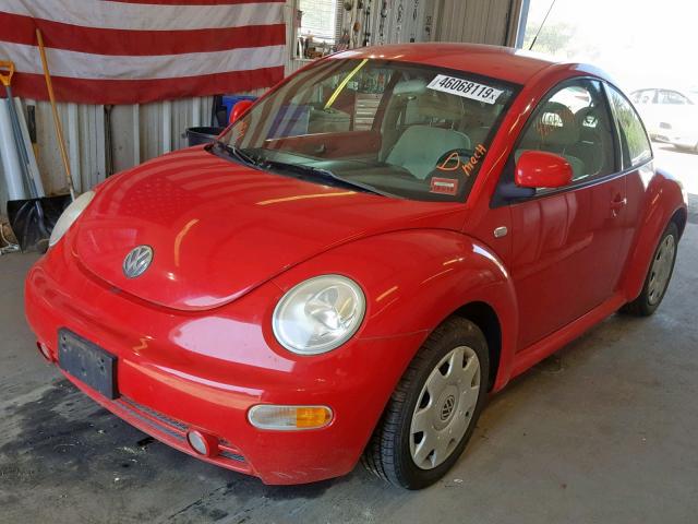 3VWCC21C0YM456076 - 2000 VOLKSWAGEN NEW BEETLE Qırmızı foto 2