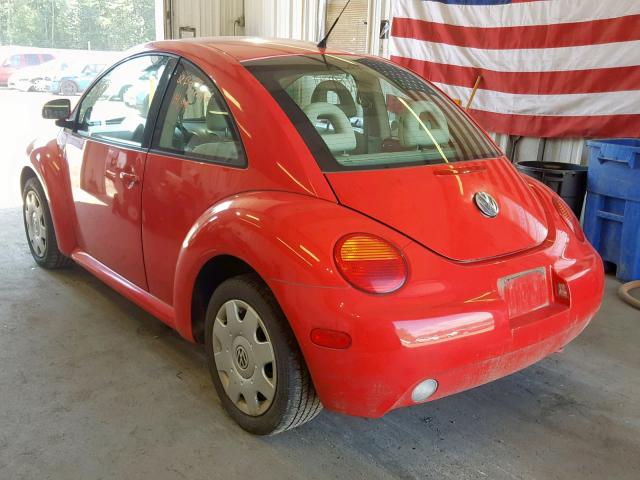 3VWCC21C0YM456076 - 2000 VOLKSWAGEN NEW BEETLE Qırmızı foto 3