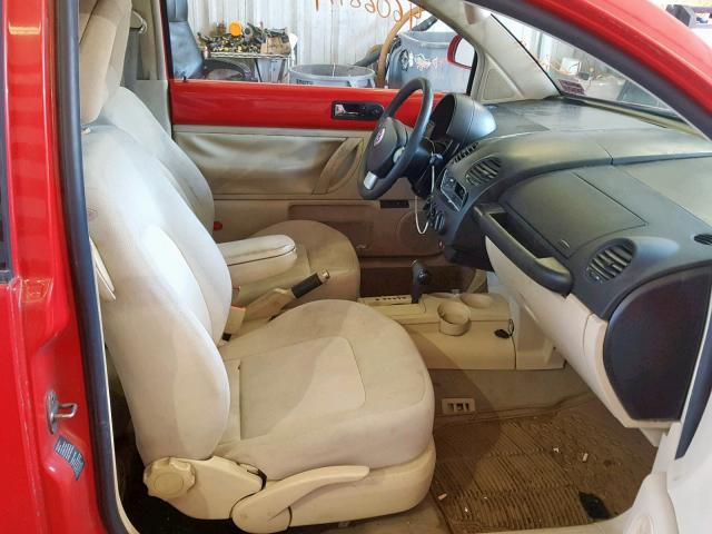 3VWCC21C0YM456076 - 2000 VOLKSWAGEN NEW BEETLE Qırmızı foto 5