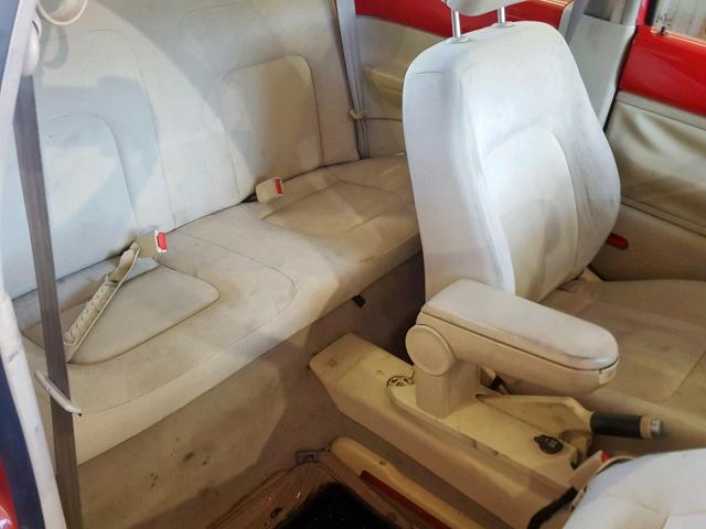 3VWCC21C0YM456076 - 2000 VOLKSWAGEN NEW BEETLE Qırmızı foto 6