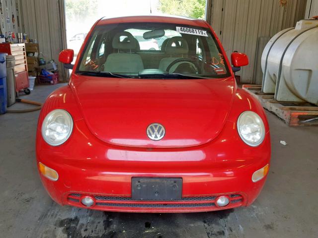 3VWCC21C0YM456076 - 2000 VOLKSWAGEN NEW BEETLE Qırmızı foto 9