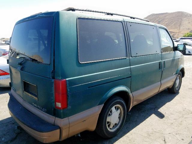 1GNDM19WXXB157978 - 1999 CHEVROLET ASTRO GREEN photo 4