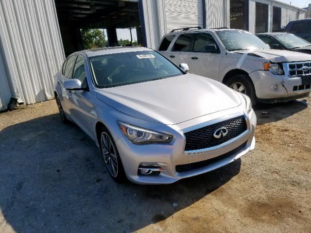 JN1BV7AP9EM680725 - 2014 INFINITI Q50 BASE GRAY photo 1