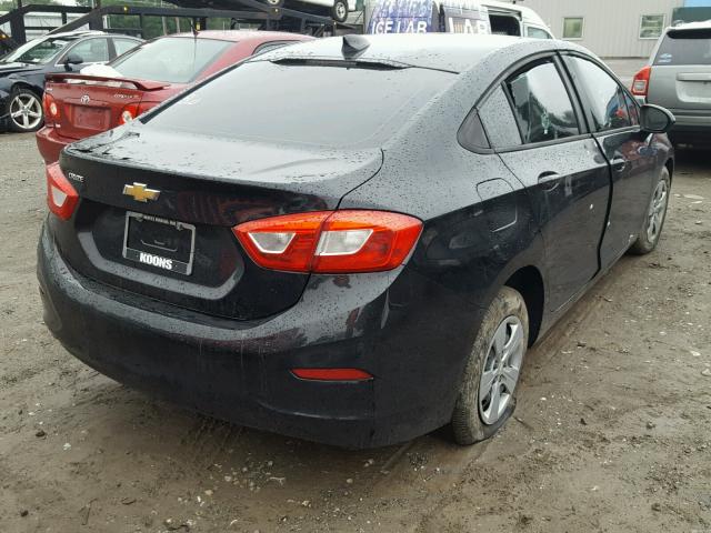 1G1BC5SM1H7244670 - 2017 CHEVROLET CRUZE LS BLACK photo 4