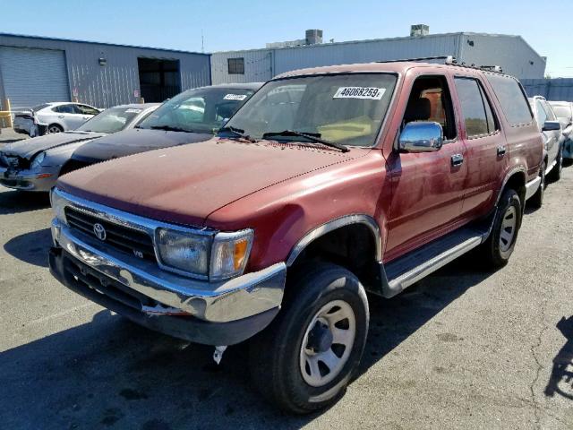 JT3VN39W1R0142147 - 1994 TOYOTA 4RUNNER VN RED photo 2