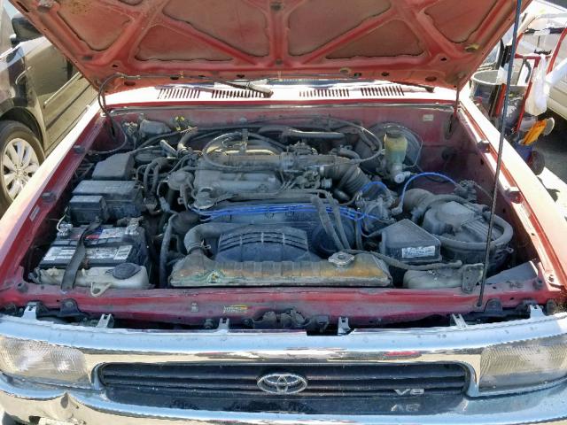 JT3VN39W1R0142147 - 1994 TOYOTA 4RUNNER VN RED photo 7