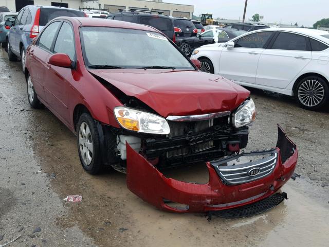 KNAFE121785510753 - 2008 KIA SPECTRA EX RED photo 1