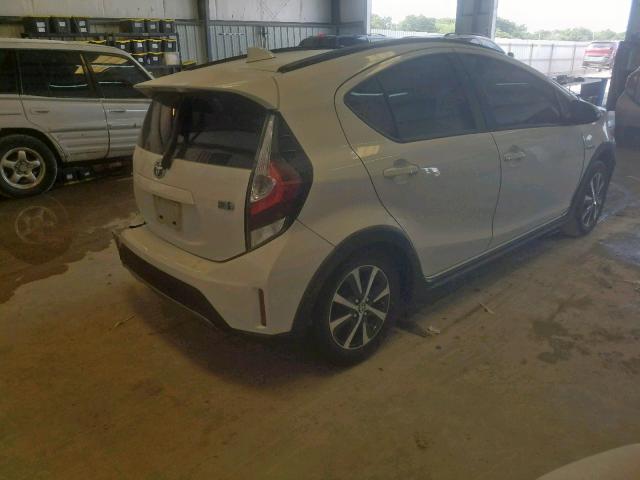 JTDKDTB38J1619866 - 2018 TOYOTA PRIUS C WHITE photo 4