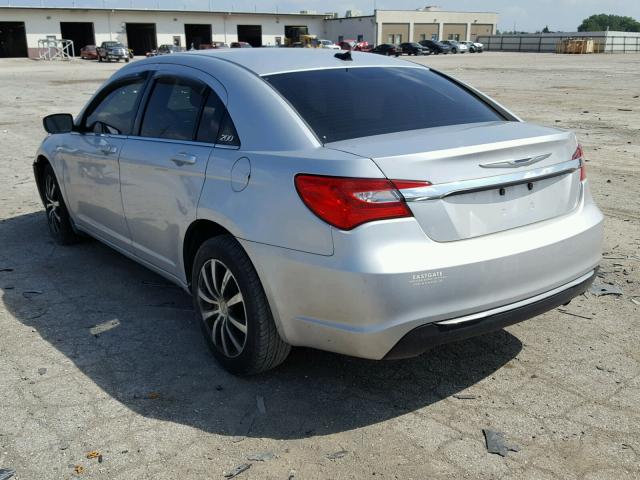 1C3CCBAB5CN167174 - 2012 CHRYSLER 200 LX SILVER photo 3