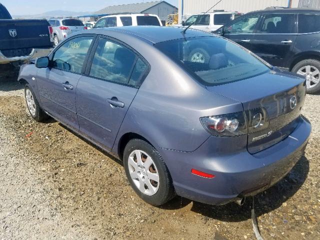 JM1BK12F771646103 - 2007 MAZDA 3 I GRAY photo 3