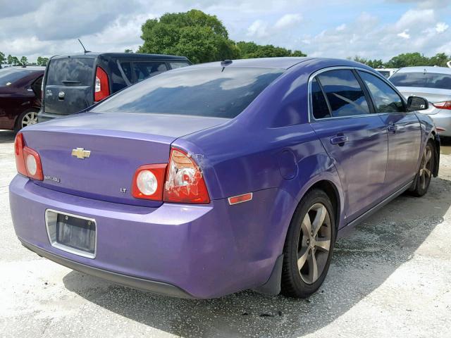 1G1ZC5E15BF185703 - 2011 CHEVROLET MALIBU 1LT PURPLE photo 4