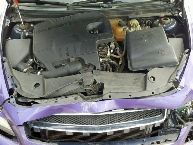 1G1ZC5E15BF185703 - 2011 CHEVROLET MALIBU 1LT PURPLE photo 7