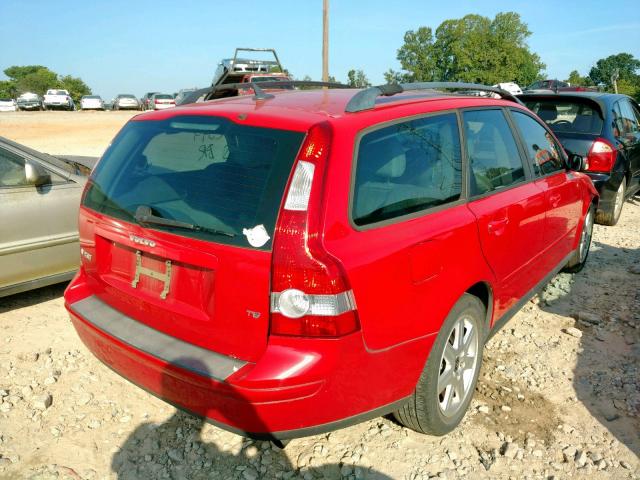 YV1MW682052061766 - 2005 VOLVO V50 T5 RED photo 4