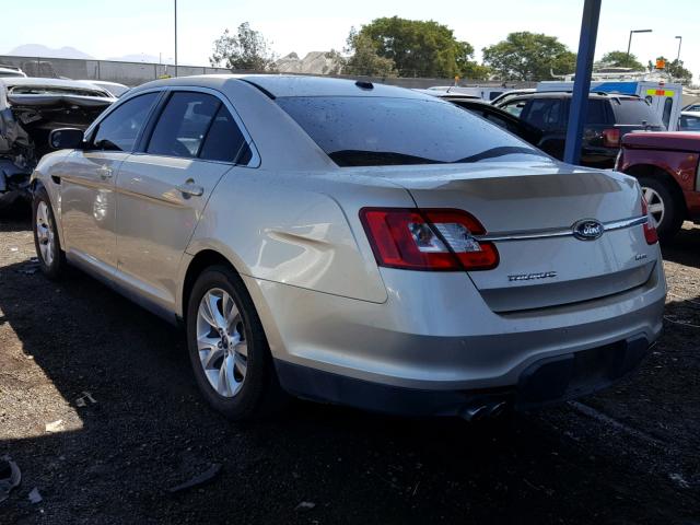 1FAHP2EW1BG149301 - 2011 FORD TAURUS SEL BEIGE photo 3