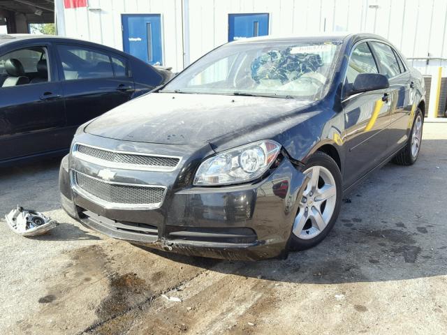 1G1ZB5E00CF176080 - 2012 CHEVROLET MALIBU LS შავი ფოტო 2