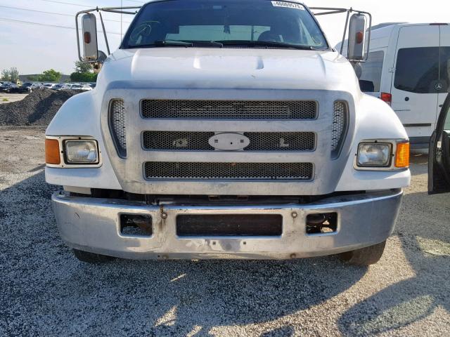 3FRNX65F27V456278 - 2007 FORD F650 SUPER WHITE photo 9