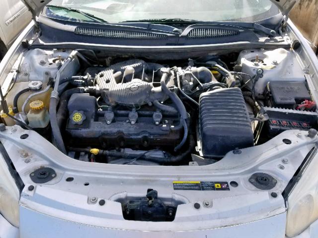 1C3AL56R24N252134 - 2004 CHRYSLER SEBRING LX SILVER photo 7