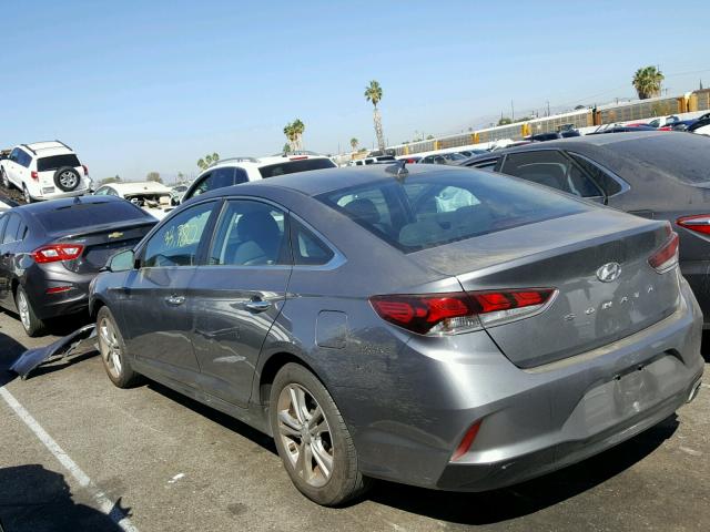 5NPE34AF9JH642342 - 2018 HYUNDAI SONATA SPO GRAY photo 3