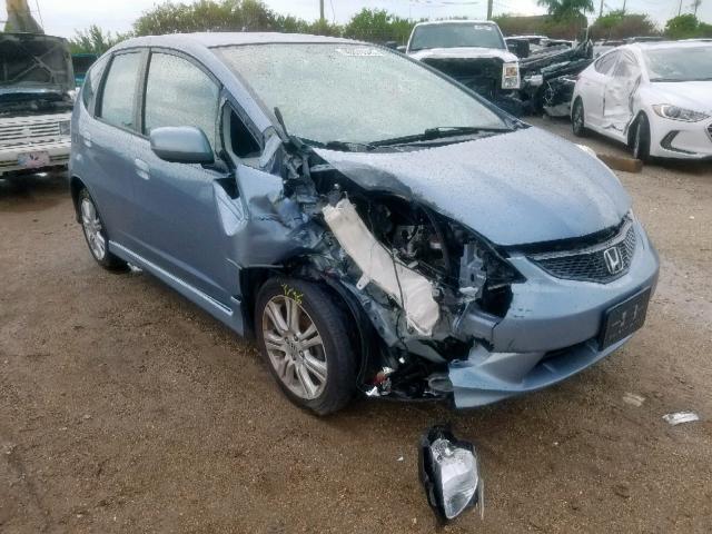 JHMGE8H53BC003778 - 2011 HONDA FIT SPORT BLUE photo 1