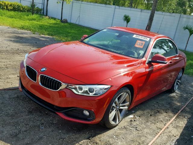 WBA3T3C55G5A42402 - 2016 BMW 435 I RED photo 2