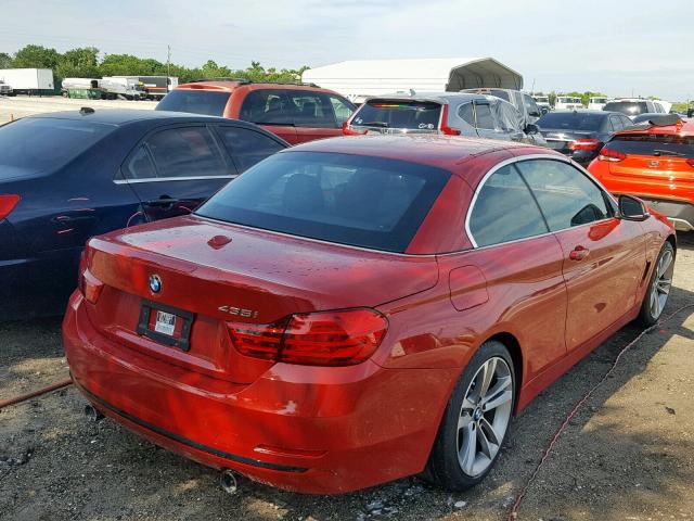 WBA3T3C55G5A42402 - 2016 BMW 435 I RED photo 4