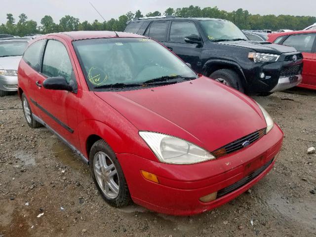 3FAFP31331R219249 - 2001 FORD FOCUS ZX3 RED photo 1