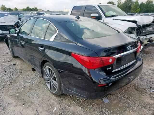 JN1BV7AR9FM405858 - 2015 INFINITI Q50 BASE BLACK photo 3