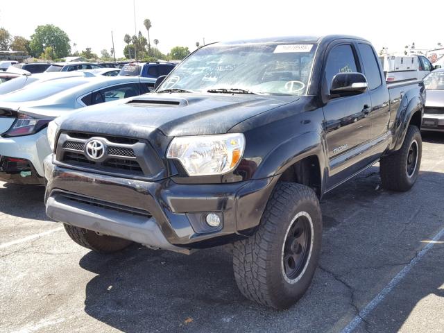 5TFUU4EN4DX052861 - 2013 TOYOTA TACOMA BLACK photo 2