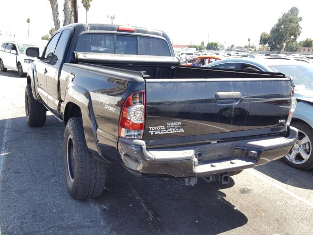 5TFUU4EN4DX052861 - 2013 TOYOTA TACOMA BLACK photo 3