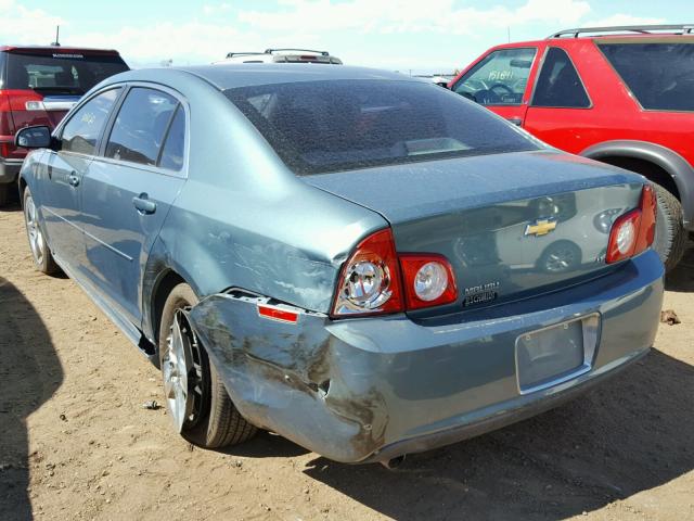 1G1ZH57B59F151035 - 2009 CHEVROLET MALIBU 1LT GREEN photo 3