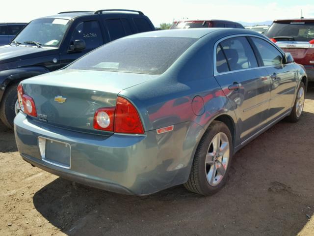 1G1ZH57B59F151035 - 2009 CHEVROLET MALIBU 1LT GREEN photo 4