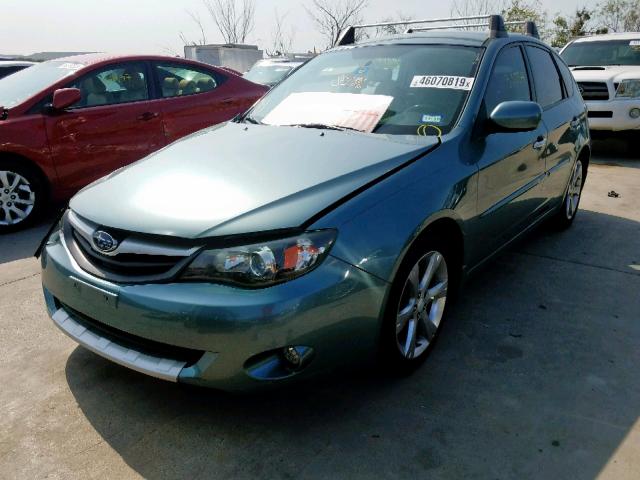 JF1GH6D69BH810486 - 2011 SUBARU IMPREZA OU TURQUOISE photo 2