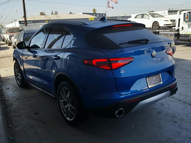 ZASFAKNN8J7B92372 - 2018 ALFA ROMEO STELVIO TI BLUE photo 3