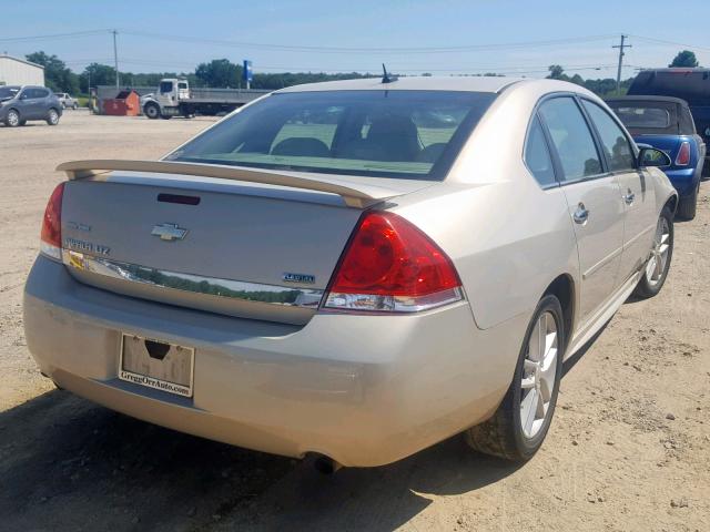 2G1WC5EM5A1219822 - 2010 CHEVROLET IMPALA LTZ BEIGE photo 4