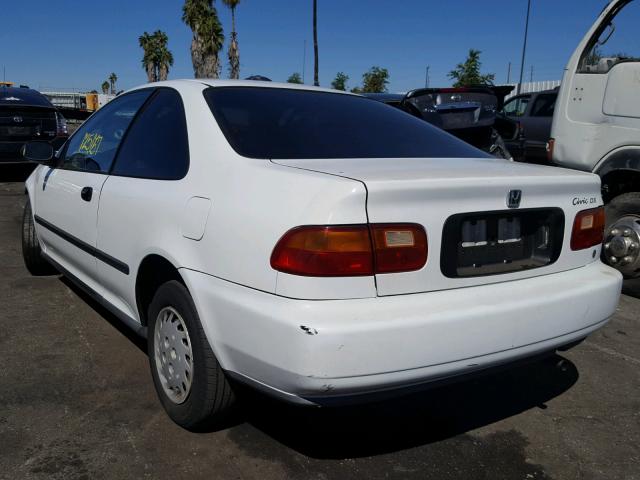 1HGEJ2246PL015059 - 1993 HONDA CIVIC DX WHITE photo 3