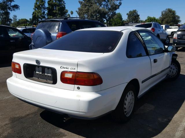 1HGEJ2246PL015059 - 1993 HONDA CIVIC DX WHITE photo 4