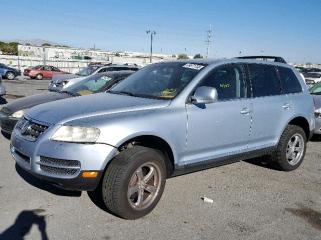 WVGEM77L54D081820 - 2004 VOLKSWAGEN TOUAREG 4. SILVER photo 2