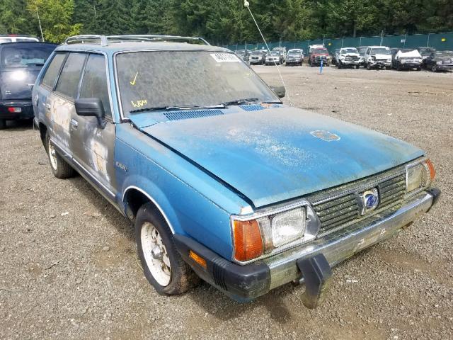 JF23AM31FAG714969 - 1980 SUBARU FORESTER BLUE photo 1