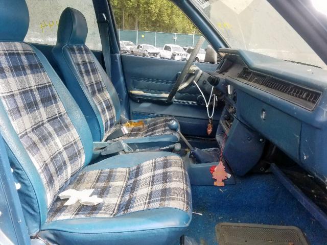 JF23AM31FAG714969 - 1980 SUBARU FORESTER BLUE photo 5